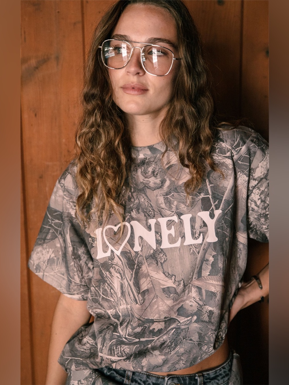 Lonely Ghost Camo Lonely Hearts Essential T-Shirt